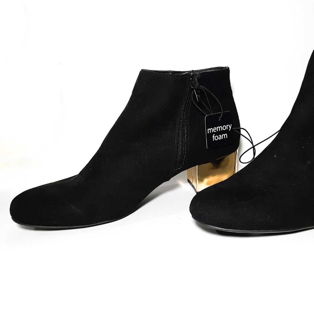 Gold-Block-Heel Boties!